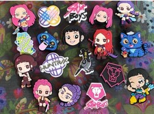 18 Pce Popular Cartoon DEMON HUNTER Shoe Charms Shoe Decorations Colorful