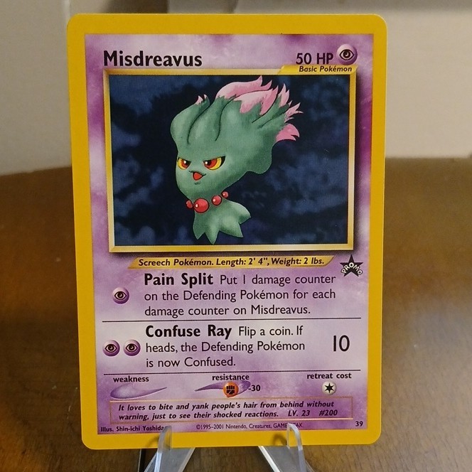 Pokemon Misdreavus Promo 2001 Pokémon TCG English 50HP