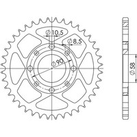 Zahnrad Stahl P520 - Z33 (DIS.10214) Honda 250 CB Nighthawk 91/08