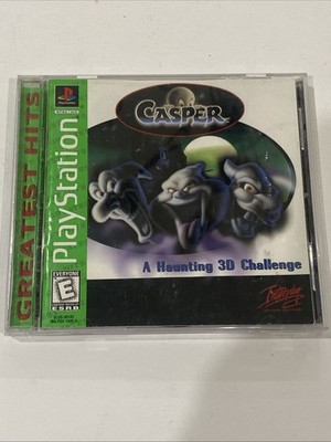 Casper A Haunting 3D Challenge (Sony Playstation 1) Greatest Hits  PS1