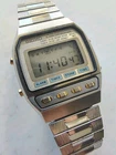 Vintage SEIKO A547-5049 Mens Watch 547 Lcf Digital Alarm Chrono Running 90s BTTF