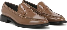 Franco Sarto Eden Women's Toffee Brown Studs Loafers NW/OB 7.5M