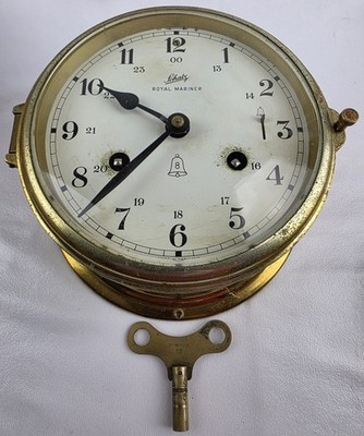 Vintage Schatz Royal Mariner 8 Day Ship's Bells Clock West Germany