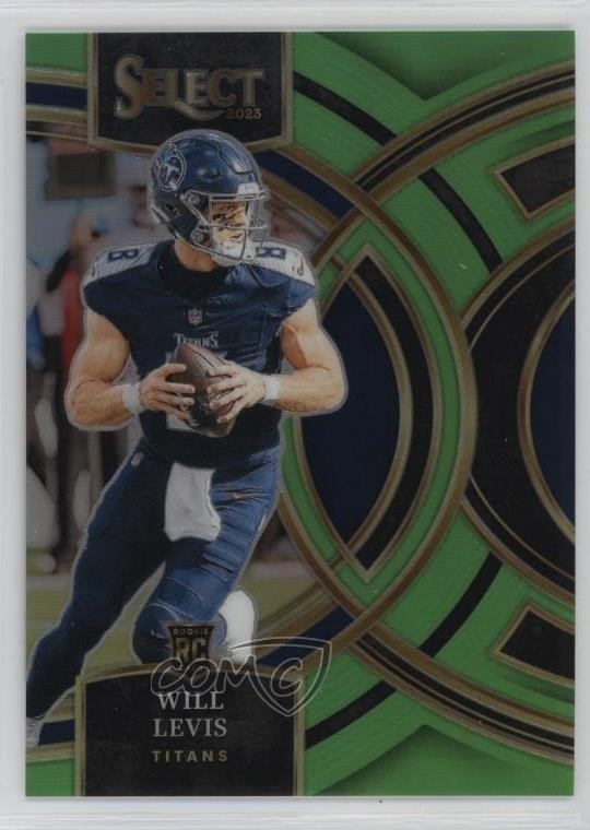 2023 Panini Select Premier Level Neon Green Prizm /49 Will Levis #148 Rookie RC