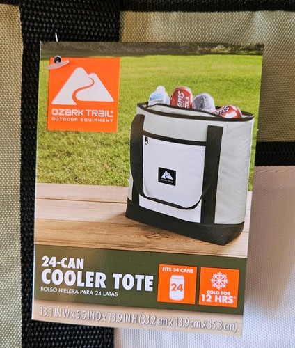 Bag Ozark Trail 24 Can Soft Cooler Tote, Shoulder / Game Day / Pink / Medium New - Picture 5 of 13