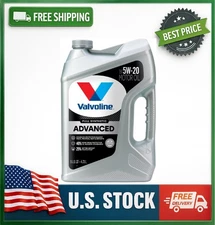 Valvoline Advanced Full Synthetic SAE 5W-20 Motor Oil 5 QT