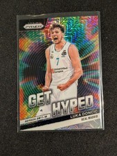 2023-24 Prizm Euroleague Luka Doncic Get Hyped Mojo Prizm /25 