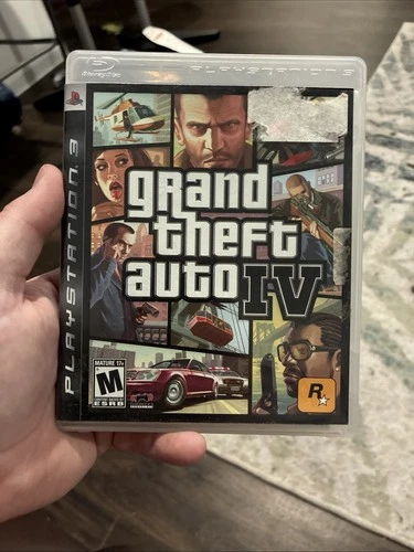 Grand Theft Auto IV Black Label (Sony, PS3) with Guidebook & Map (CIB) Complete!