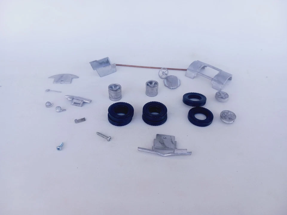 1/50 1/48 o scale Sun Motor 1939 autocar u70 dump truck white metal kit - Image 4 of 4