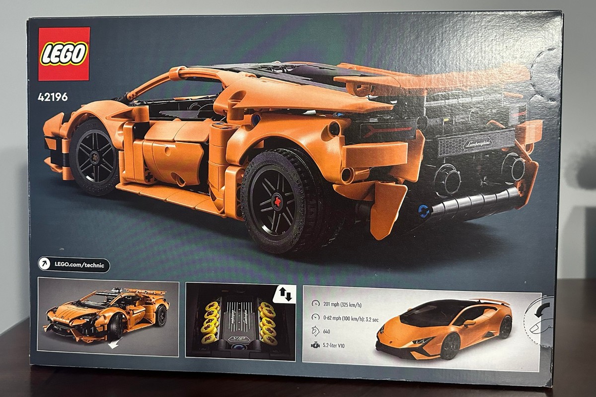 🔥 Retired! LEGO TECHNIC 42196: Lamborghini Huracan Tecnica Orange