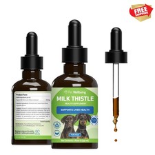 Milk Thistle for Dogs - Organic Milk Thistle, Supports Healthy Liver Function...