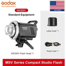 US Godox MS300-V MS300V 300W Compact Studio Flash Bowens Mount Strobe Monolight