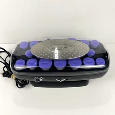 Conair Infinity Pro Hot Curlers HS41 NO CLIPS 20 Rollers Pageant Dance Purple