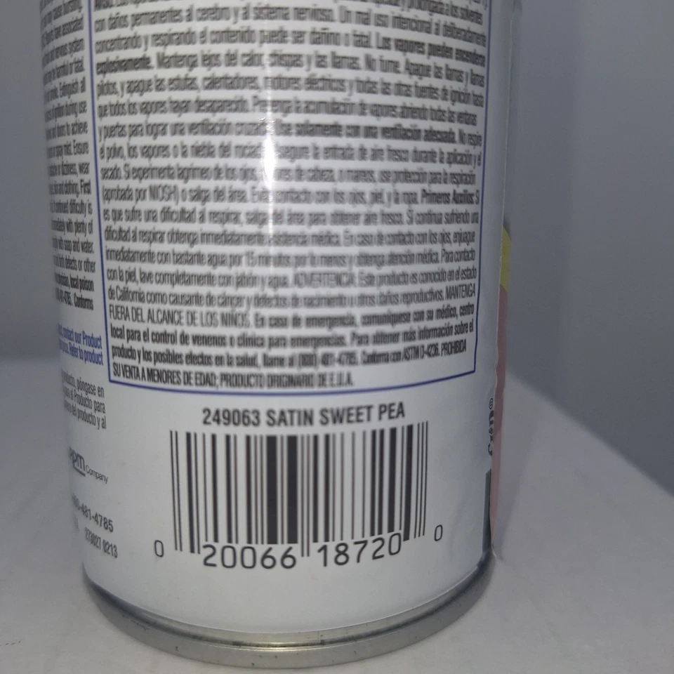 Rust-Oleum Satin Sweet Pea Painters Touch 2X Ultra Cover Spray Paint 249063 12oz - Image 3 of 4