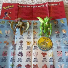 Kabutops & Scyther Figure Pokémon Nintendo Auldey TOMY Vintage Authentic