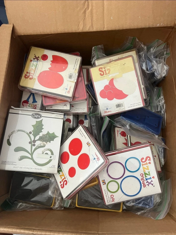 Lote Máquina Troqueladora Prensa Roja Original Sizzix - 8 Almohadillas Provo Foto 2 de 4