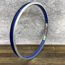 Vintage Sun Ringle Big Baller BMX Rim 36H 20 in Blue Hoop Eyeletted Wear Dings