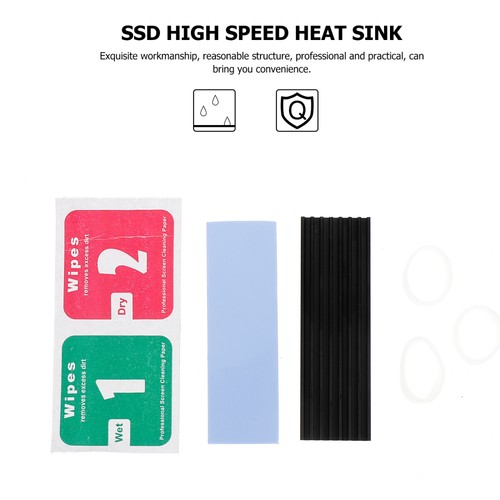 2 Sets Cooling Fin Suit Solid State Drive Heat Sink Aluminum Cooler - 第 5/12 張圖片