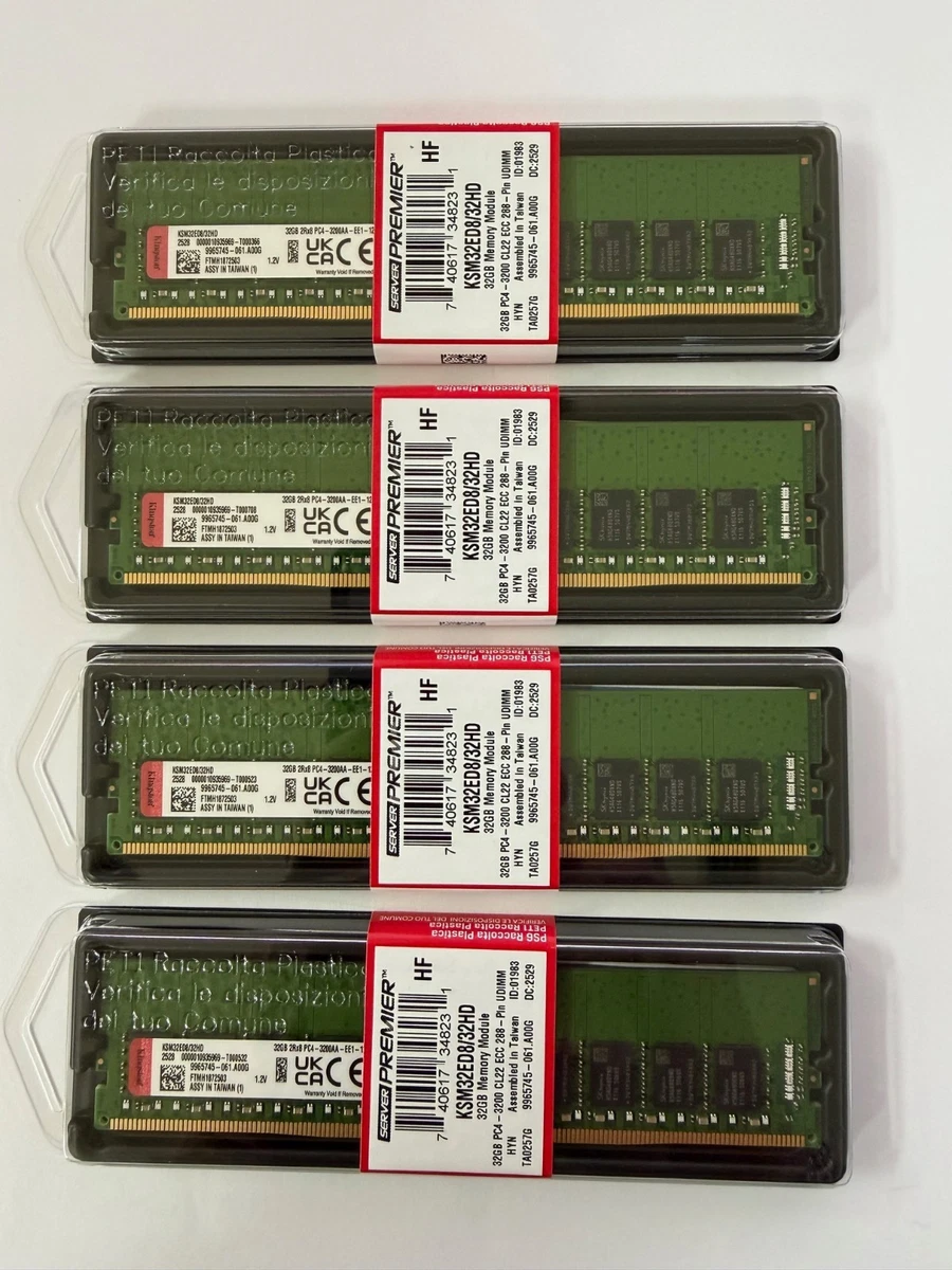 Kingston DDR4 SDRAM 32 GB Total Capacity Memory (RAM) for sale | eBay
