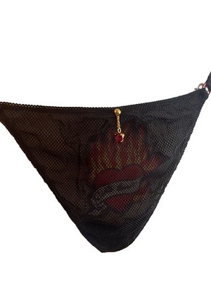 Roberto Cavalli Intimo Donna G String Underwear Panties NWT Vintage Med Italy