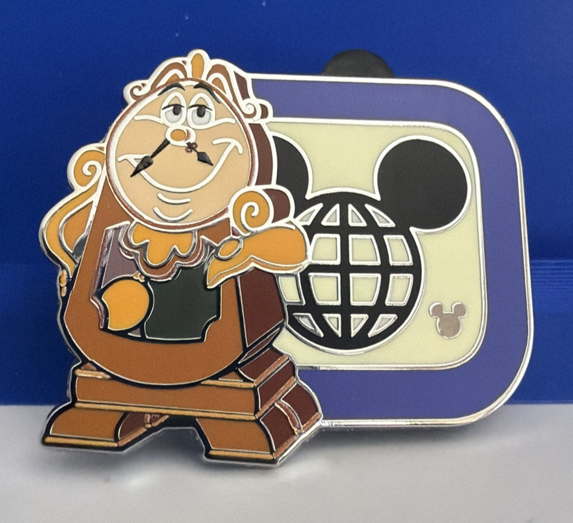 Wave B 2025 Hidden Mickey Walt Disney World Cogsworth Classic D Pin Beauty Beast