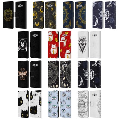 HAROULITA MAGICK - TAROT - MYSTICAL LEATHER BOOK CASE FOR SAMSUNG PHONES 3