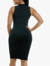 Derek Heart Sleeveless Black Mock Neck Midi Dress, BODYCON NWOT, S