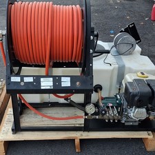 gas powered spray skid