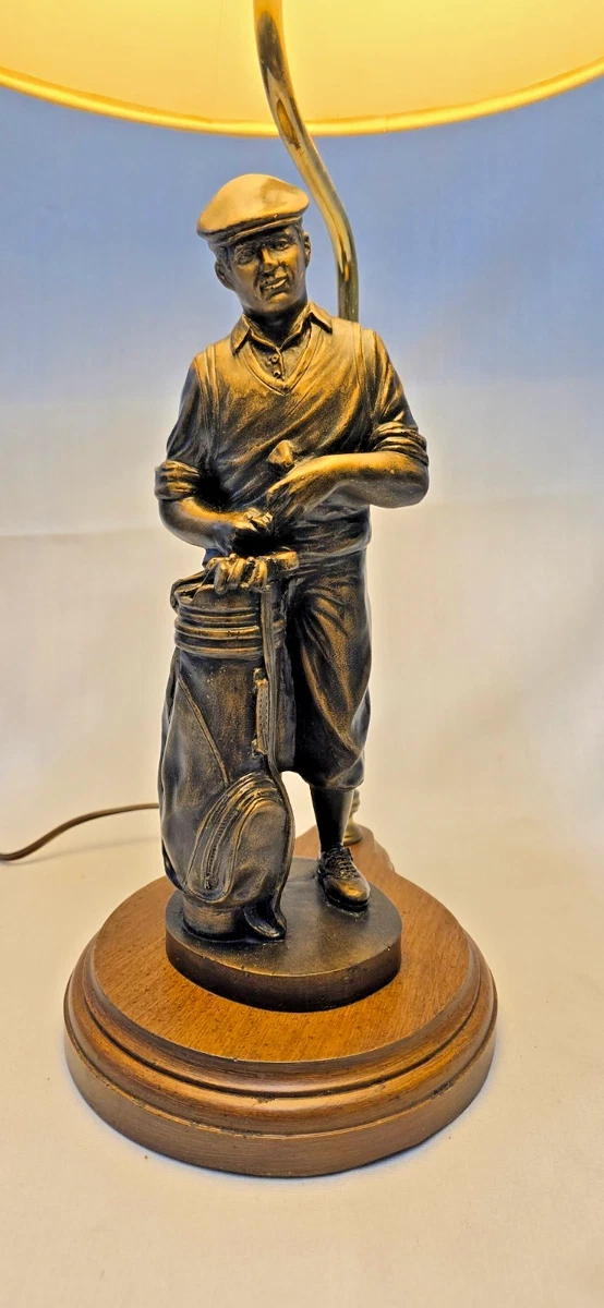 貴重レア！アメリカヴィンテージ　ゴルフバッグの卓上ランプ　GOLFインテリア照明 Golfer Lamp In Collectible Table Lamps for sale | eBay