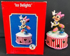 Enesco Ice Delights / Minnie läuft Schlittschuhe Walt Disney Mickey&Co. Spieluhr