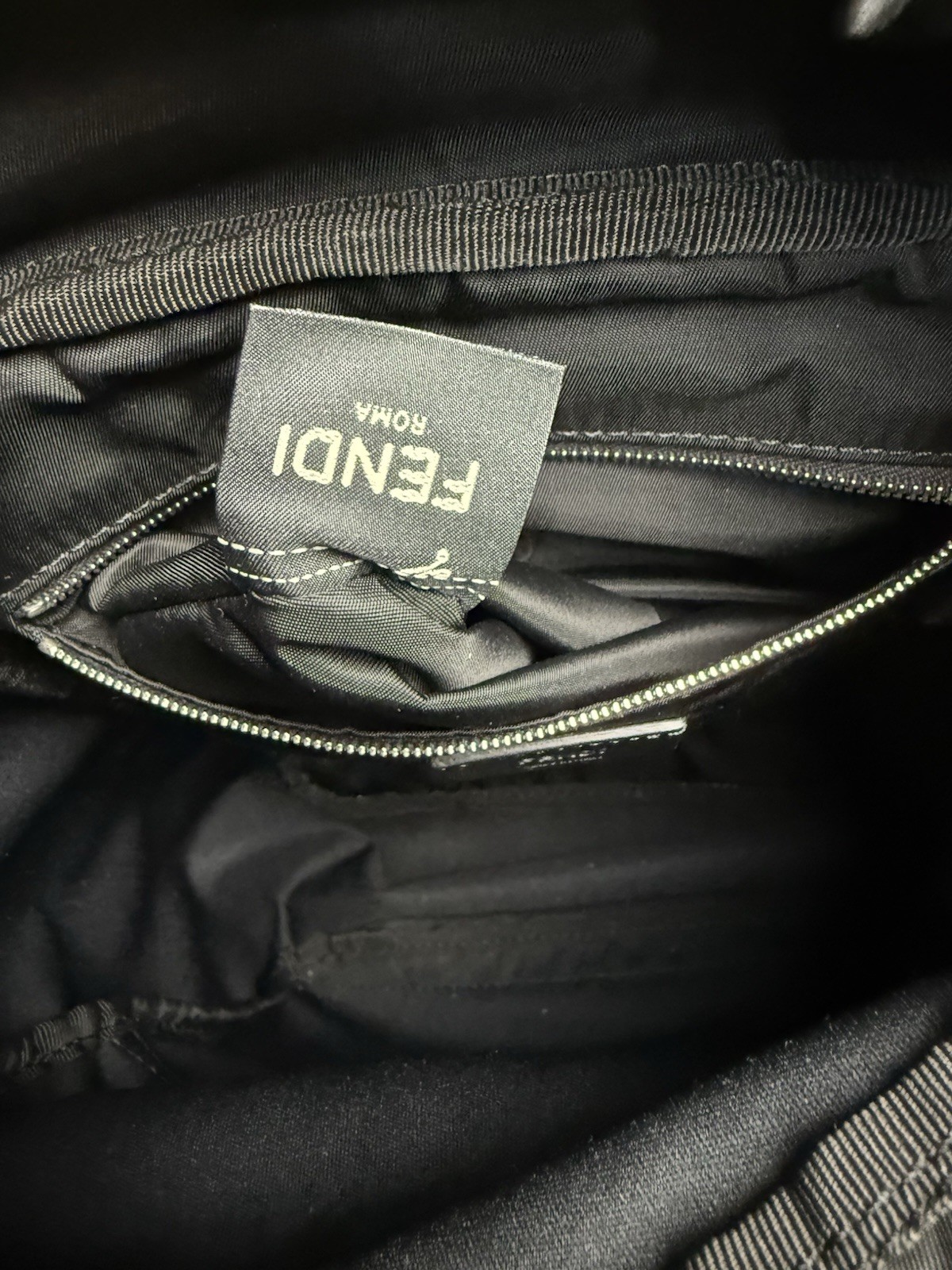 FENDI Fendiness Small Belt Backpack Men’s Bag Grey New Genuine Sling Bag £1450 image 5
