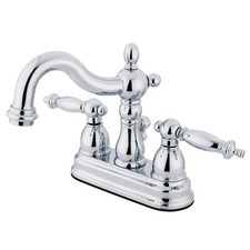 Kingston Brass KB160.TL Heritage 1.2 GPM Centerset Bathroom - Chrome