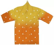 Zenitsu Agatsuma Gown Orange/White Free Size Demon Slayer 100cm 2021