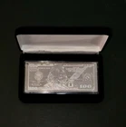 4 oz .999 Fine Silver Bar - 2016 $100 Bill design w/Box & certificate