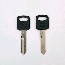 2 New Ford H75 OEM Non-chipped Black Headed Key Blanks