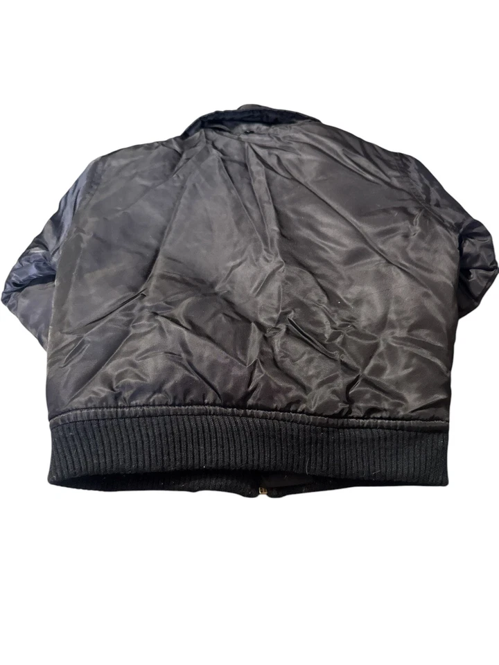 Chaqueta de moto Mary- Kate and Ashley niña negra talla 7/8 con piel Foto 2 de 3