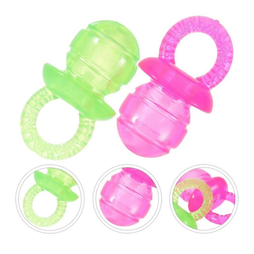 Elastic Pet TPR Pacifier Bite Resistant Dog Pacifier Chew Toys Self