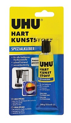 UHU Spezialklebstoffe Hart Kunststoff Tube 30g - Bild 1 von 1