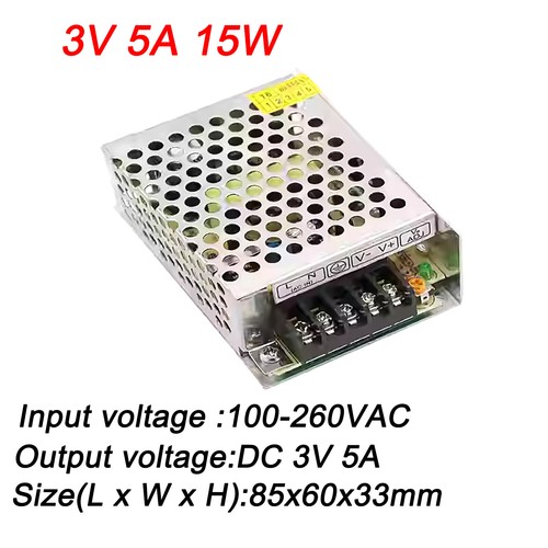 Regulated Switching Power Supply 3V 5V 9V 12V 18V 24V 36V 48V Universal PSU DC - Picture 7 of 169