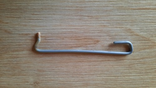 Haken für Drahtgeflecht für Sitzrahmen, ca. 9,4 cm, Hollywoodschaukel Ersatzteil - Bild 2 von 2