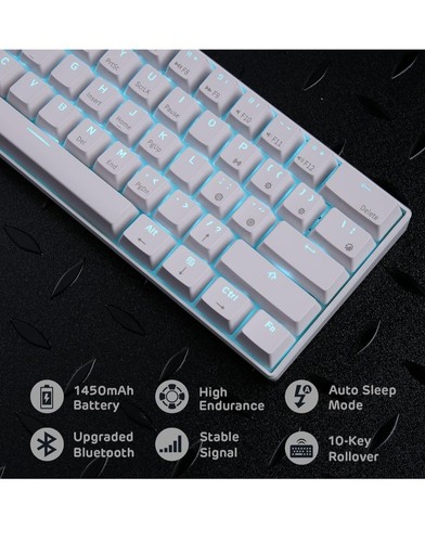 RK ROYAL KLUDGE RK61 Wireless 60% Mechanical Gaming Keyboard, Ultra-Compact... - Picture 5 of 9