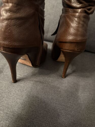 Buffalo Stiefel High Heels Gr 39 Getragen Extrem Absatz Echtleder - Bild 13 von 19