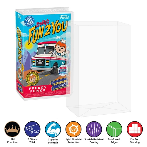 BLOCKBUSTER REWIND Pop Protectors for Funko (50mm thick)