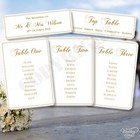 Wedding Party Table Plan Name seating chart rounded edges Decoration Place Cards