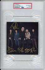DEF LEPPARD FULL BAND SIGNED AUTOGRAPH CD PHOTO PHOTOGRAPH PSA DNA AUTHENTIC COA
