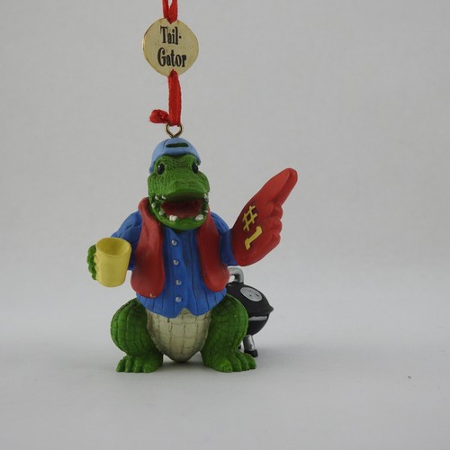 Vintage Florida Gator Christmas Ornament Tail Gator UofF GatorNation - Picture 2 of 7