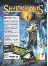 SHADOWLANDS Advertising Rare Italian Advertising 1992 PC Commodore Amiga 30x21 cm