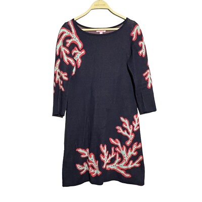 lilly pulitzer winter dress Sweater Knee Sz XS Red Coral Long Sleeve Retro Warm Classic baby shift dress sa_pm_90 WHAT TO WEAR IN Color:Misty Blue