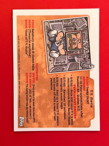 Droopy Dolly ~ 2022 Topps Garbage Pail Kids GPK Chrome Sapphire ~ #214a - Picture 2 of 2