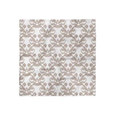 Ambesonne Damask Satin Hairscarf Head Wrap for Women in 3 Sizes